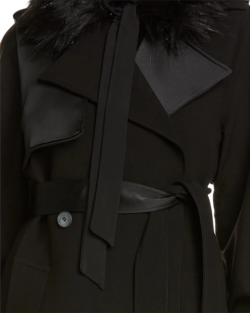 Adrienne Landau Emerald Trench Coat