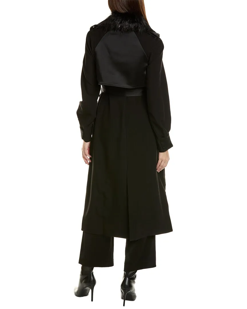 Adrienne Landau Emerald Trench Coat