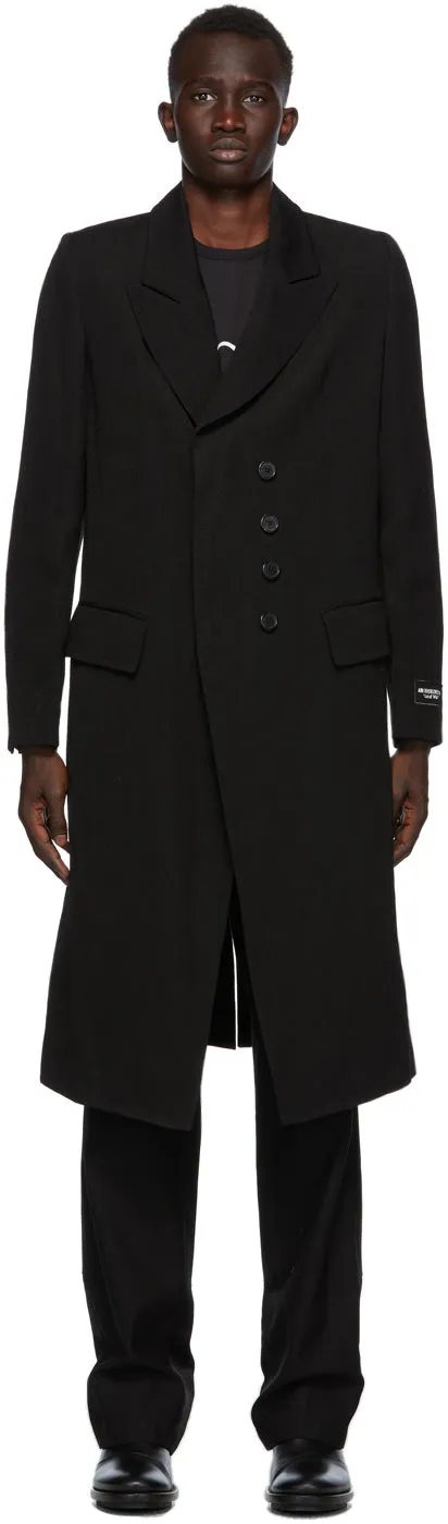 Ann Demeulemeester SSENSE Exclusive Black God of Wild Simplistic Coat