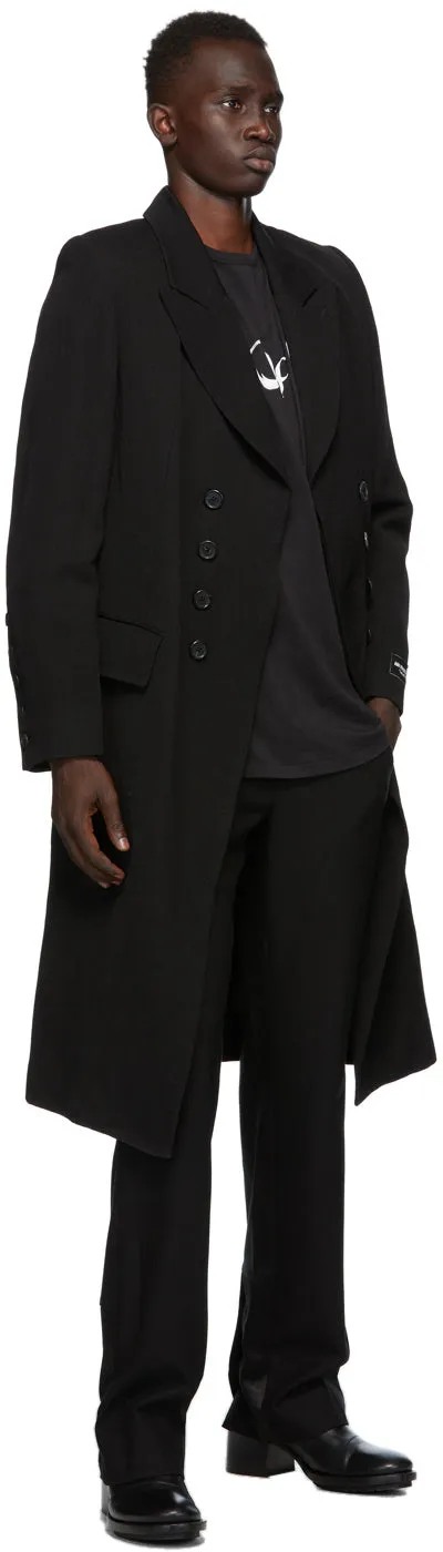 Ann Demeulemeester SSENSE Exclusive Black God of Wild Simplistic Coat