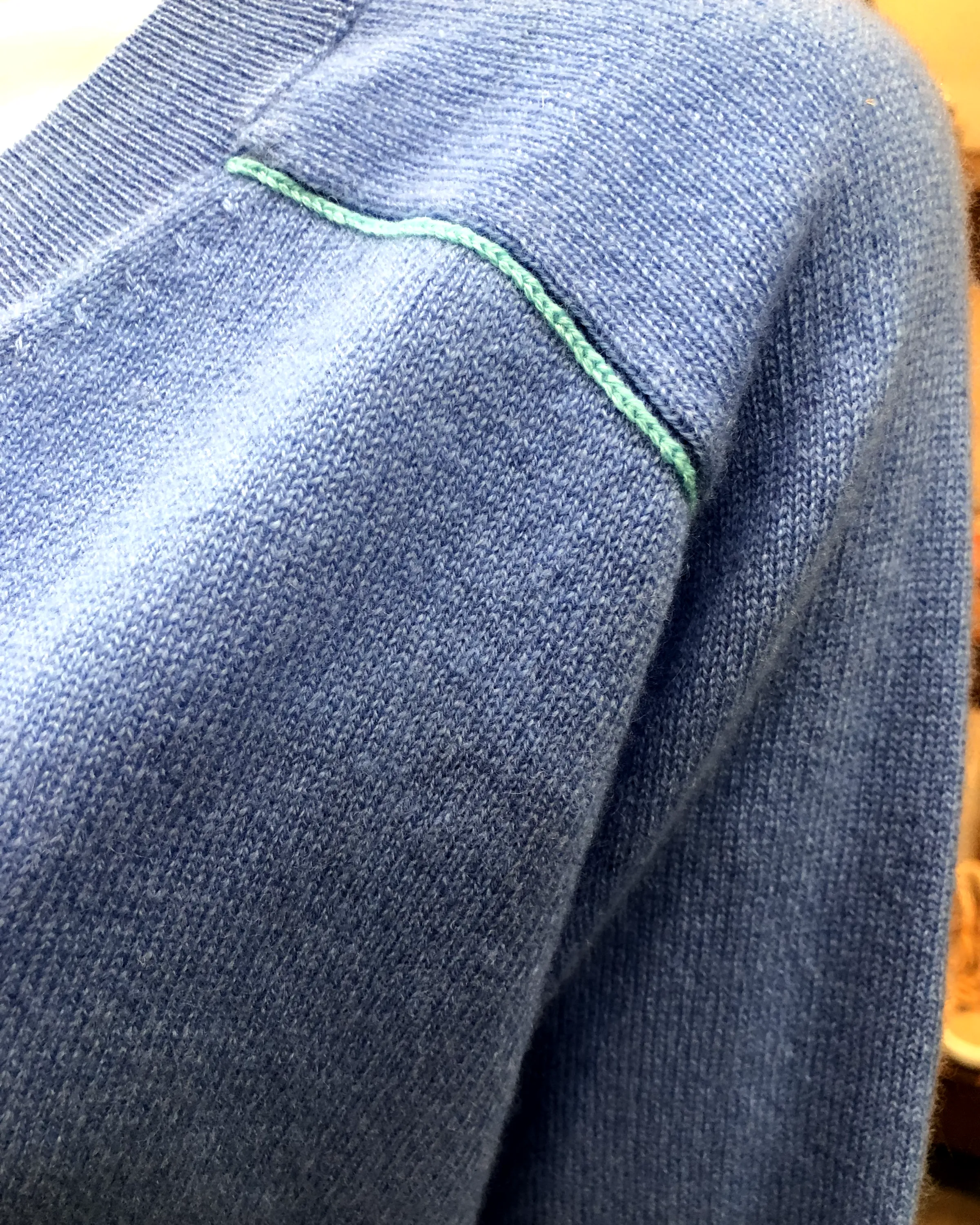 Autumn Cashmere Boxy Vneck w/ Back Yoke