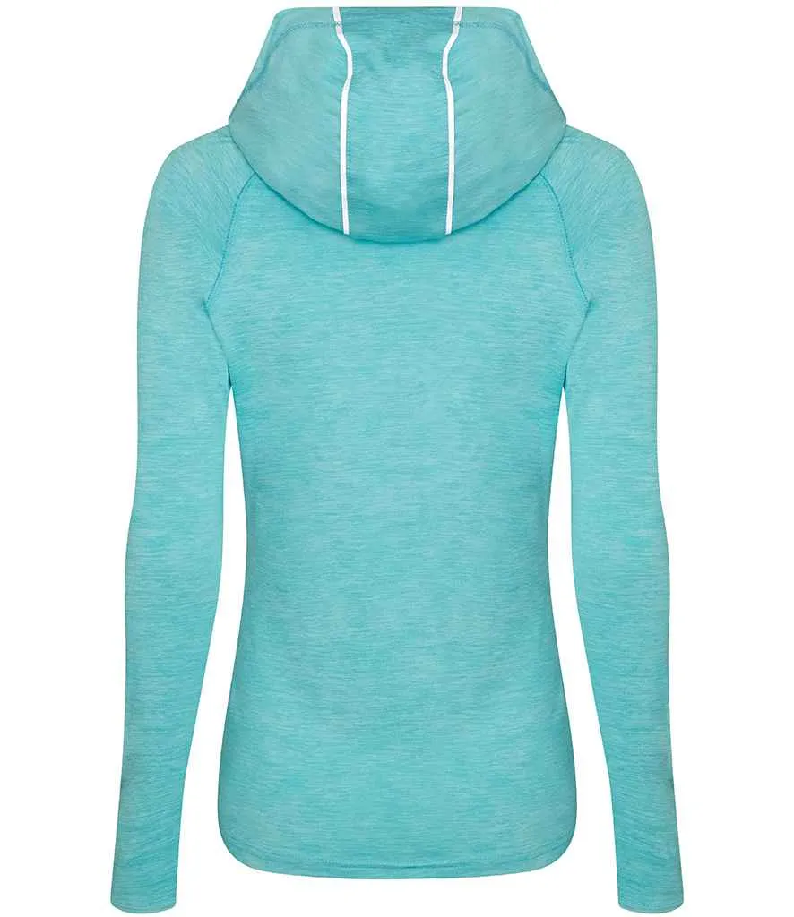AWDis Ladies Cool Cowl Neck Top | Ocean Melange