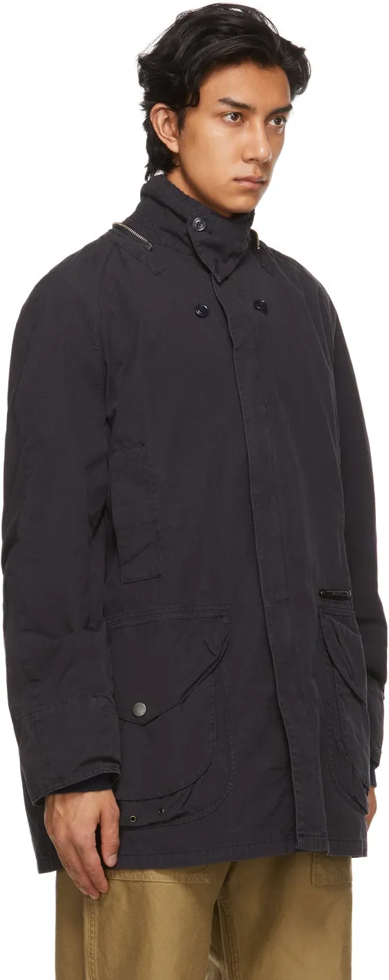 Barbour Navy Overdyed Beaufort Casual Coat