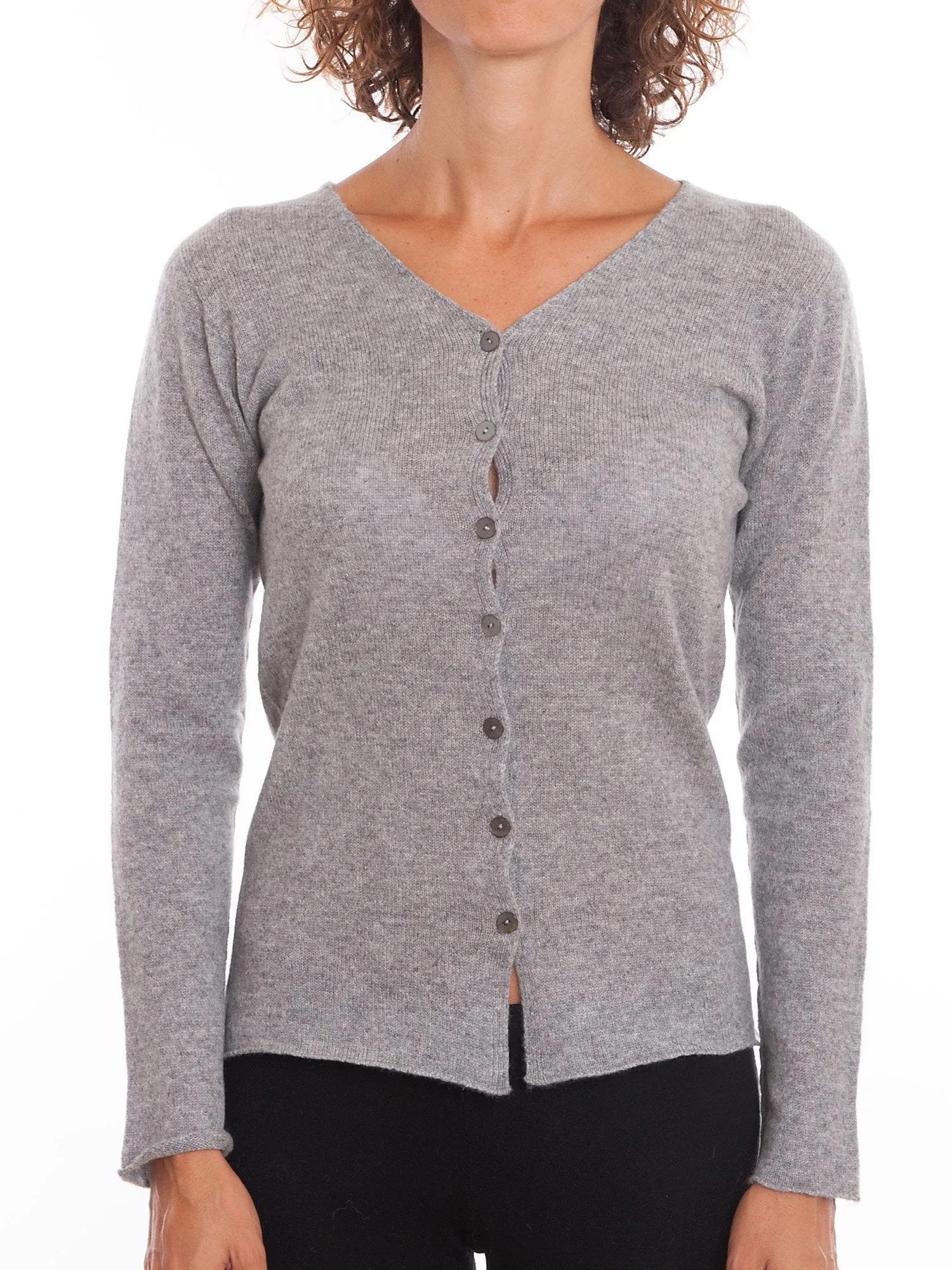 Cardigan con bottoni 100% Cashmere