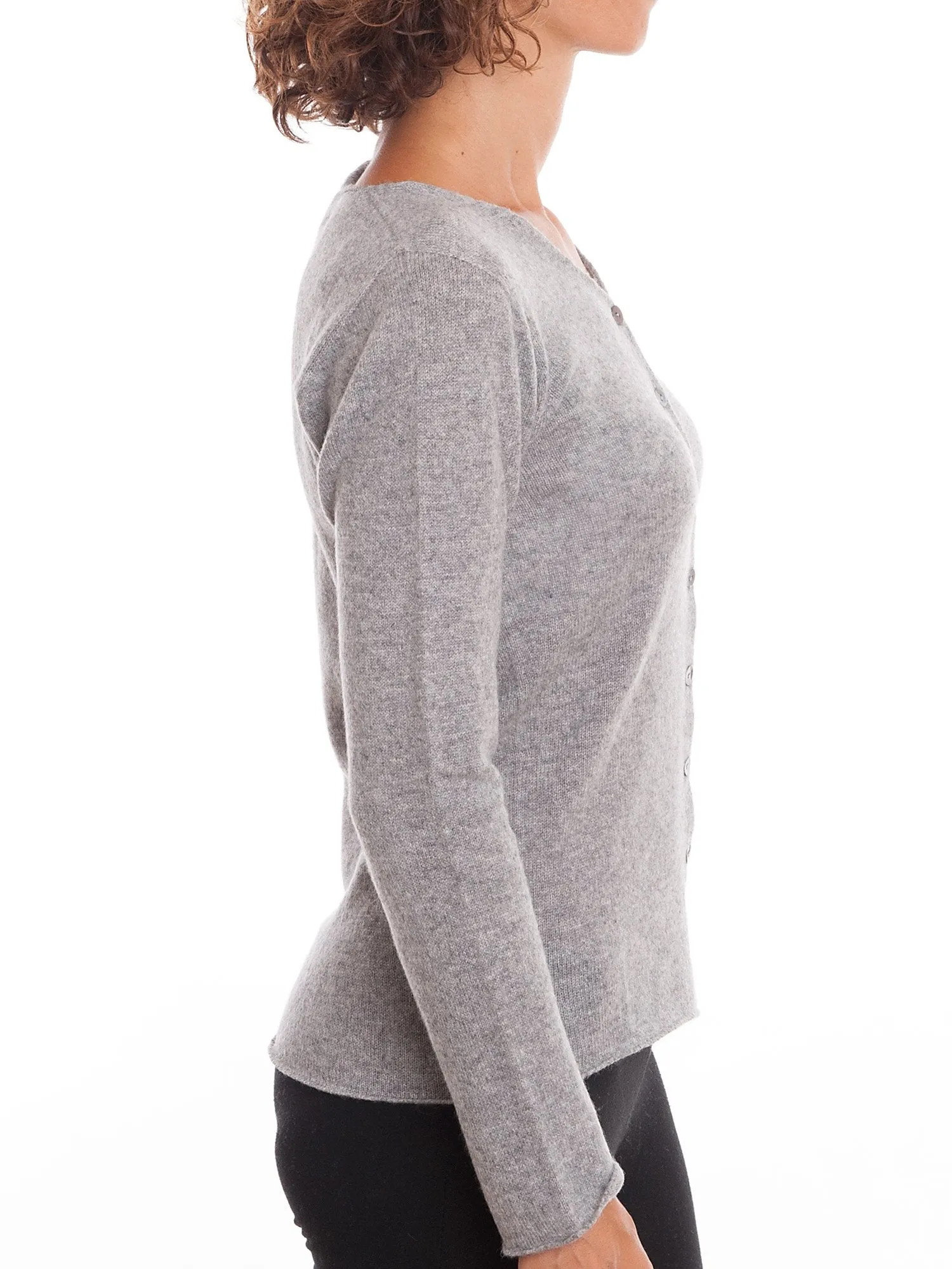 Cardigan con bottoni 100% Cashmere