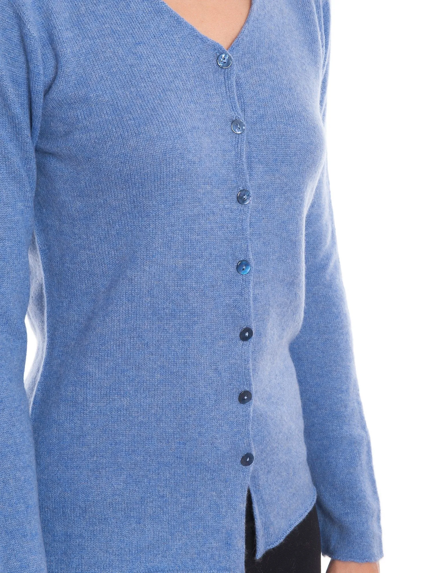 Cardigan con bottoni 100% Cashmere