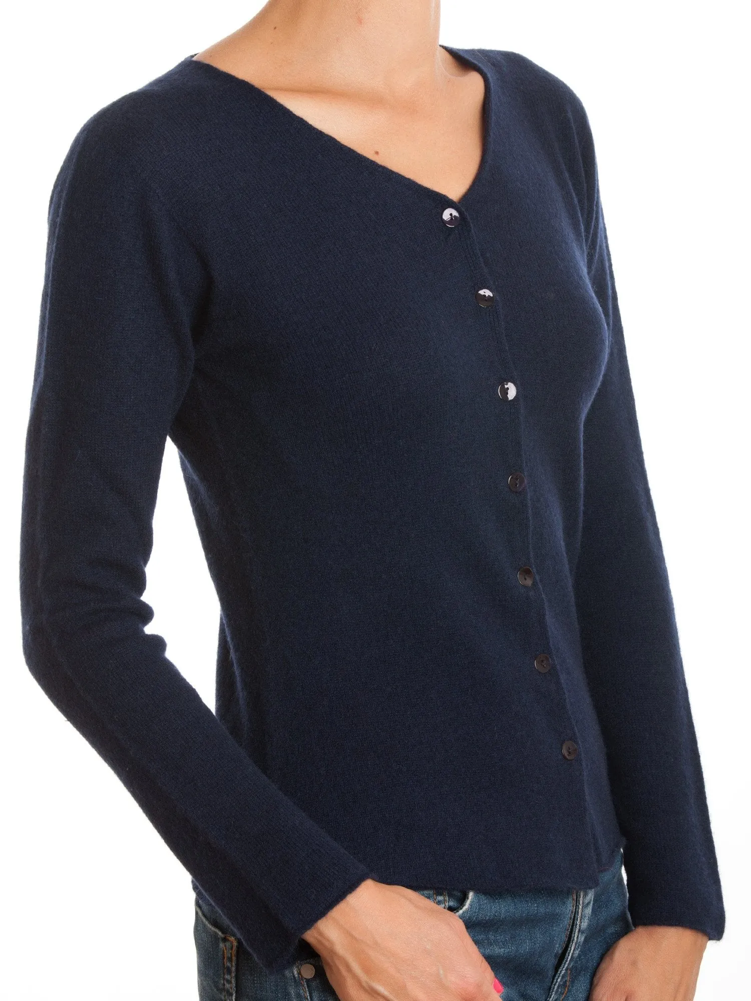 Cardigan con bottoni 100% Cashmere