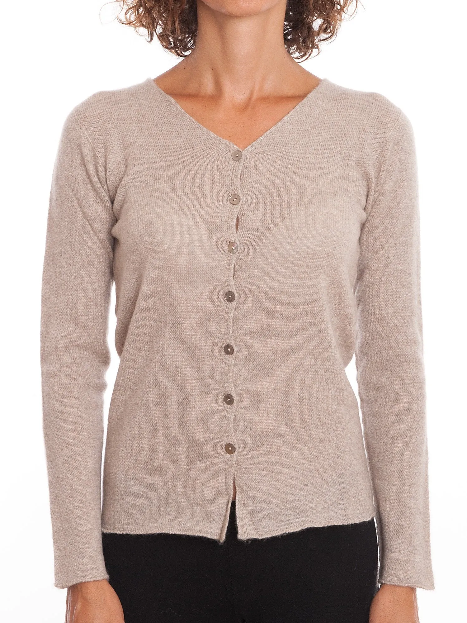 Cardigan con bottoni 100% Cashmere