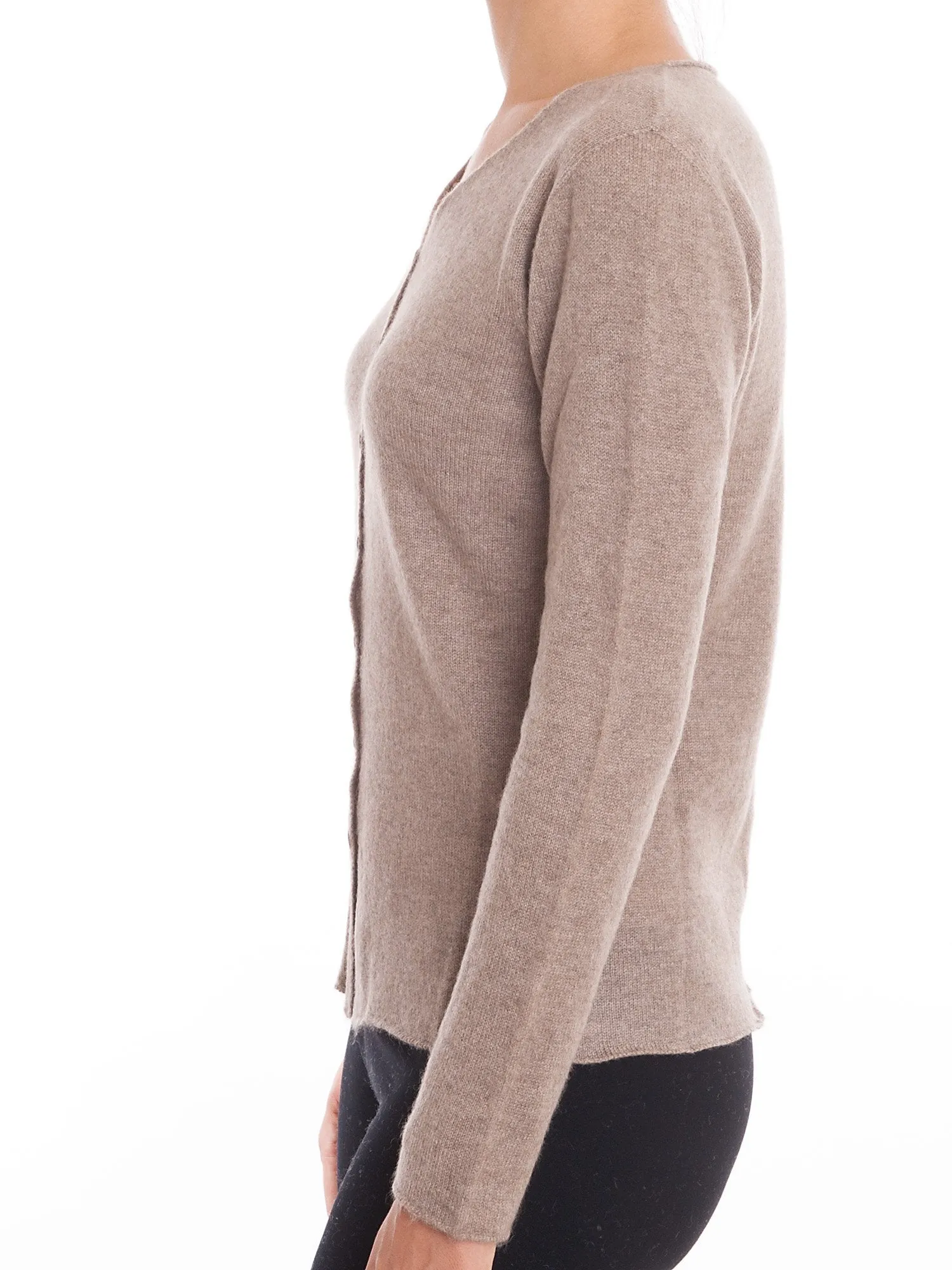 Cardigan con bottoni 100% Cashmere