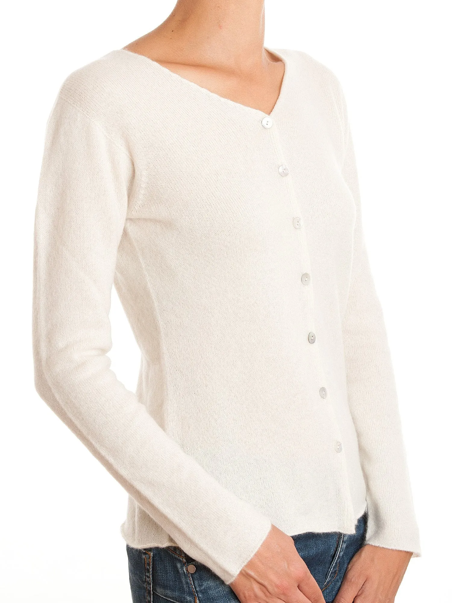 Cardigan con bottoni 100% Cashmere