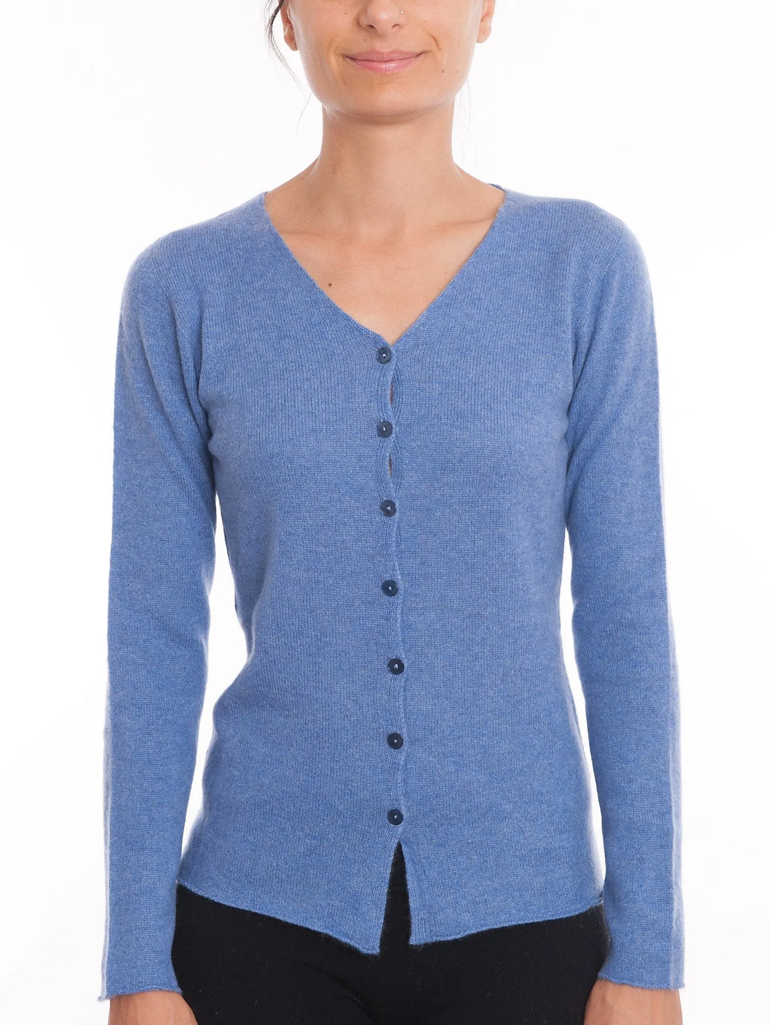 Cardigan con bottoni 100% Cashmere
