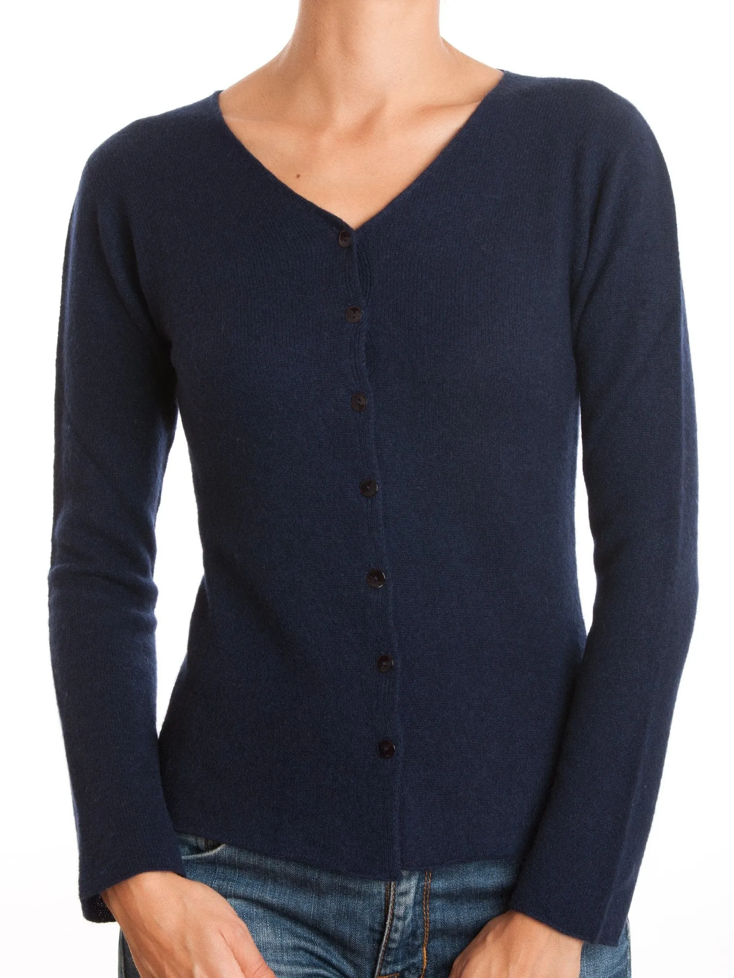 Cardigan con bottoni 100% Cashmere