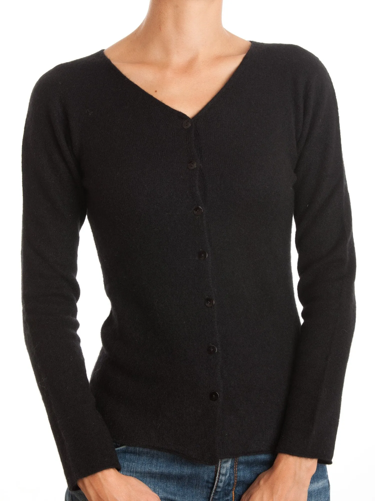 Cardigan con bottoni 100% Cashmere