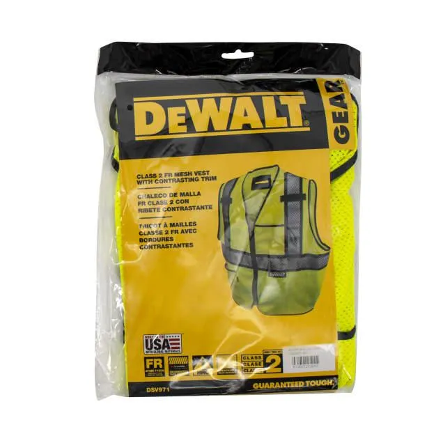 Dewalt DSV971 Type R Class 2 Modacrylic FR Mesh Safety Vest