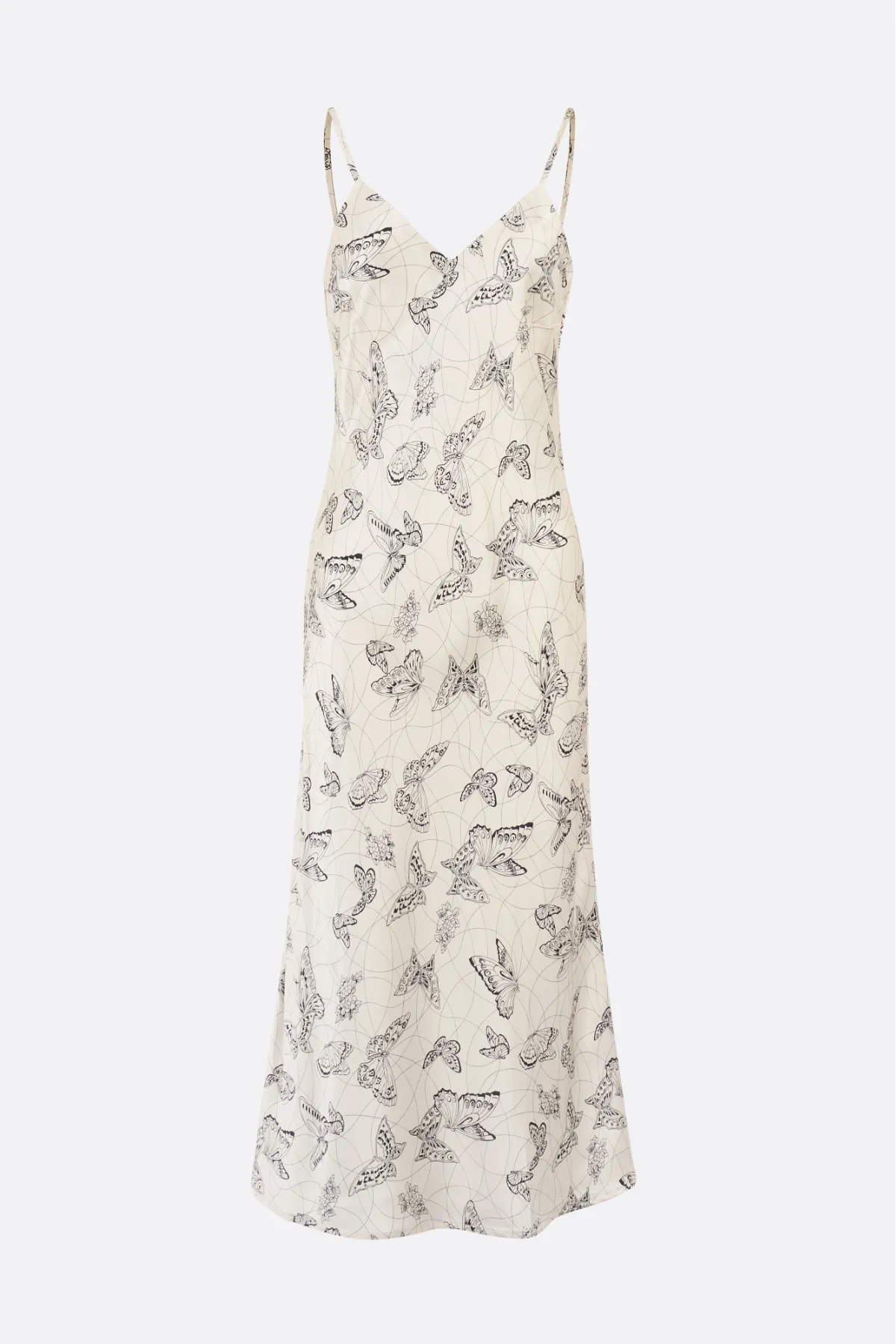 DORA SILK MIDI SLIP DRESS