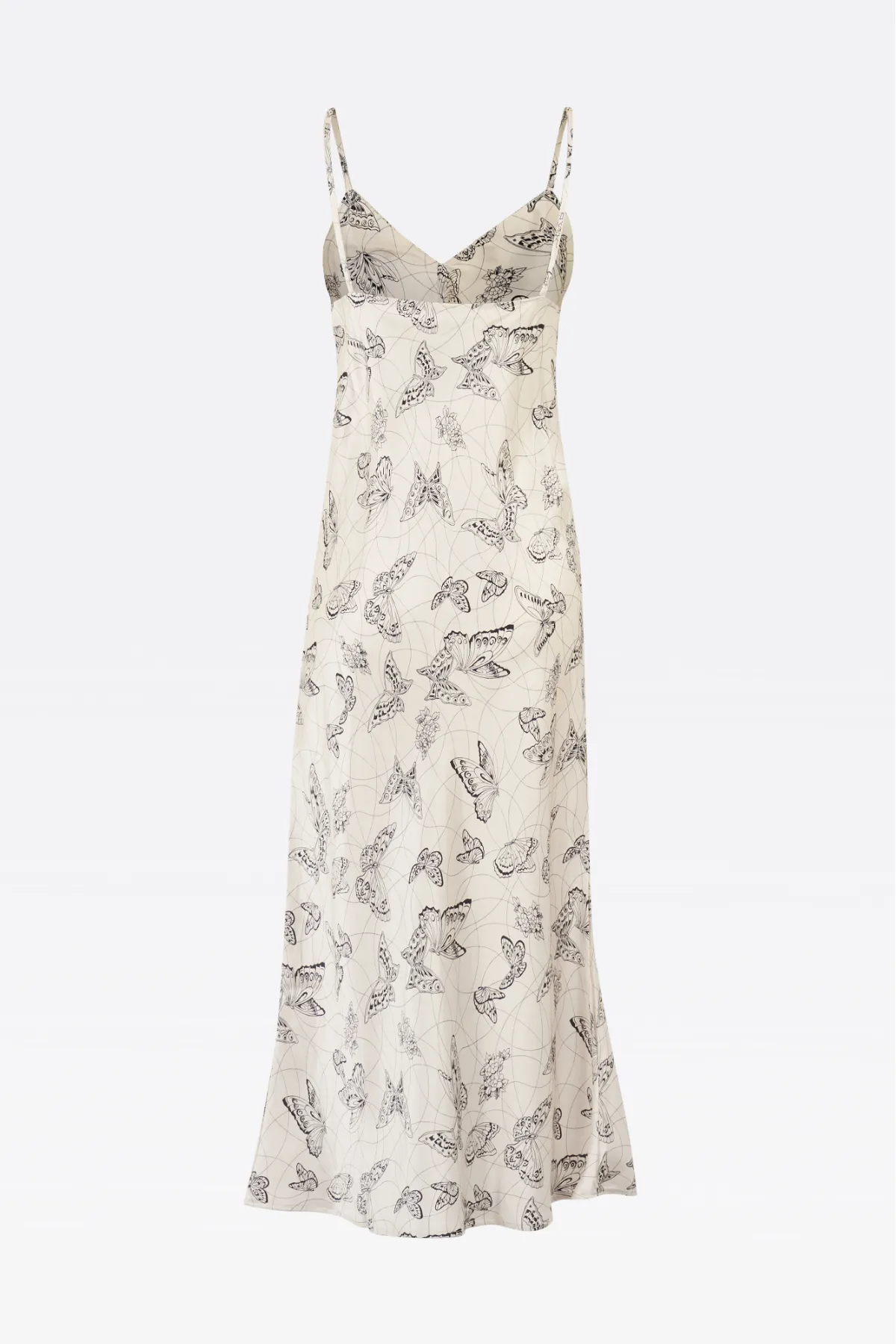 DORA SILK MIDI SLIP DRESS
