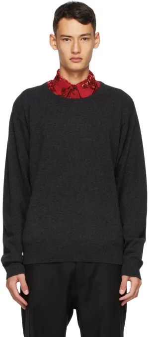 Dries Van Noten Black Cashmere Sweater