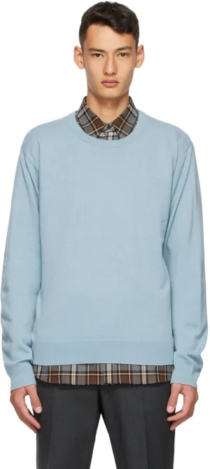 Dries Van Noten Blue Cashmere Sweater