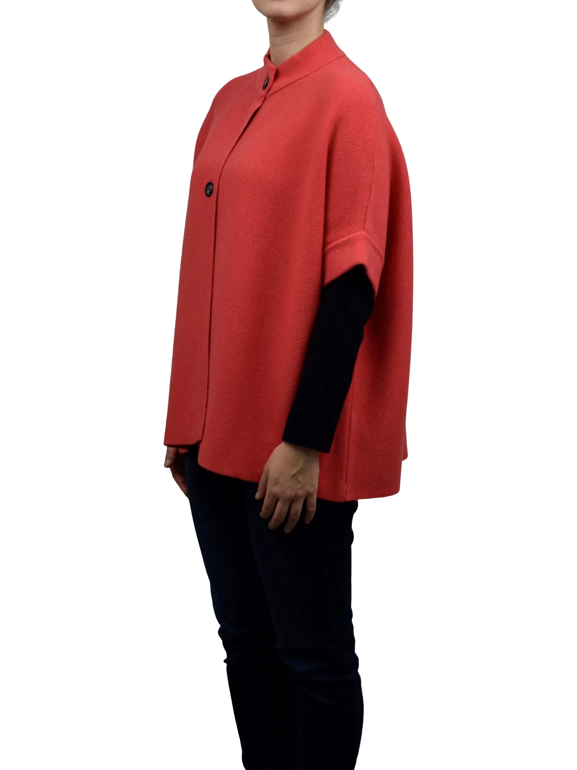 Mantella due bottoni misto cashmere