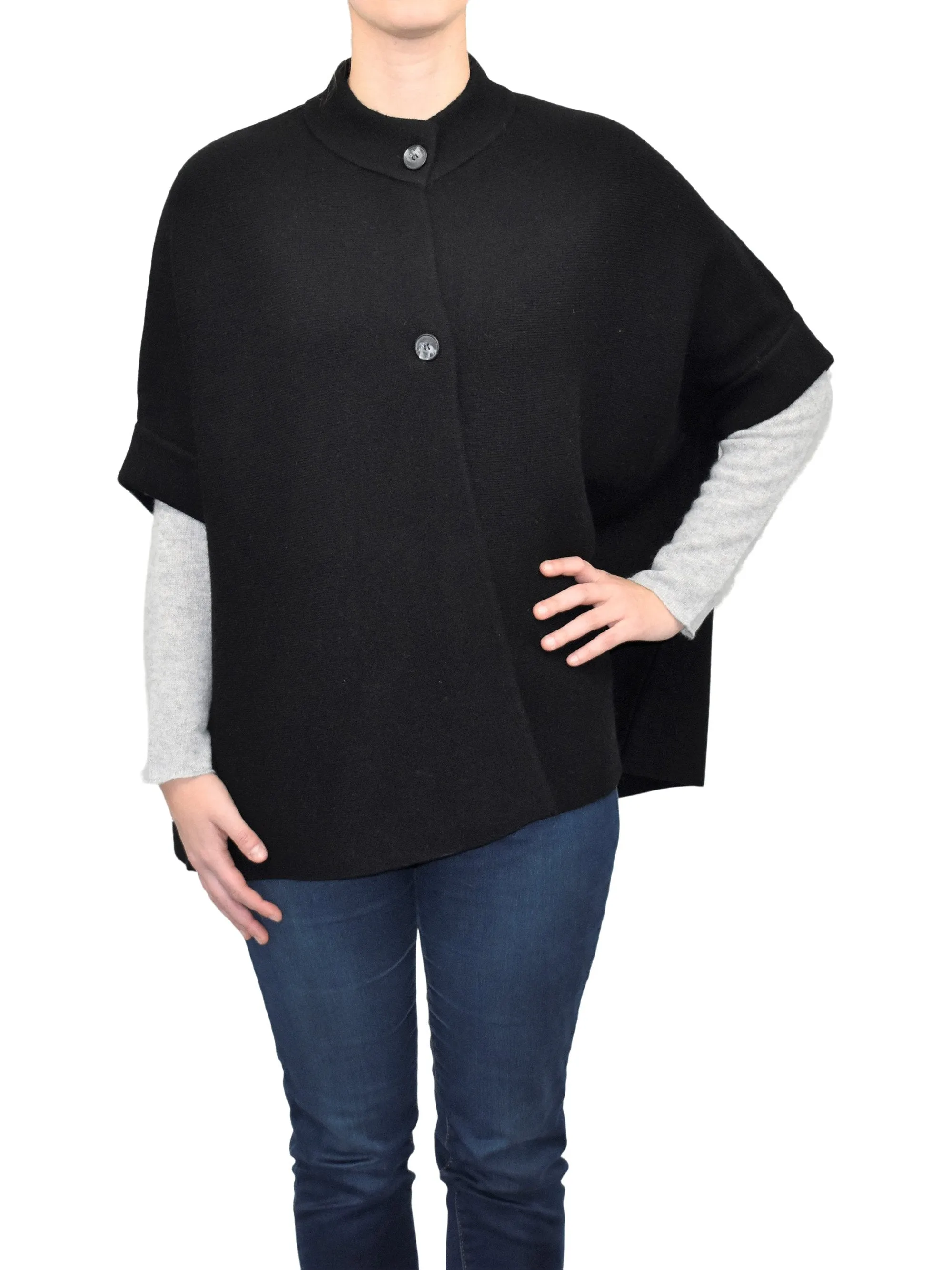 Mantella due bottoni misto cashmere