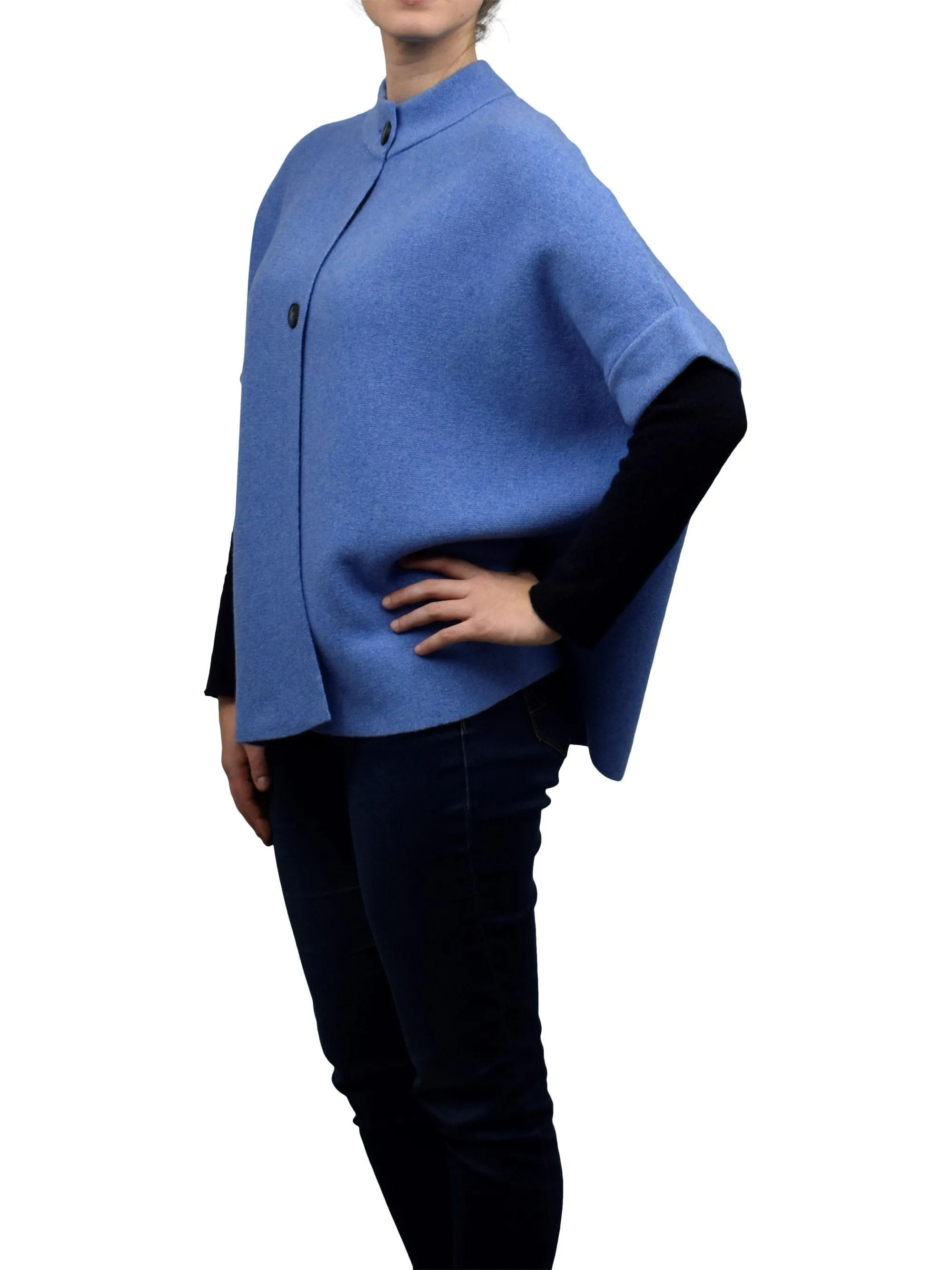 Mantella due bottoni misto cashmere