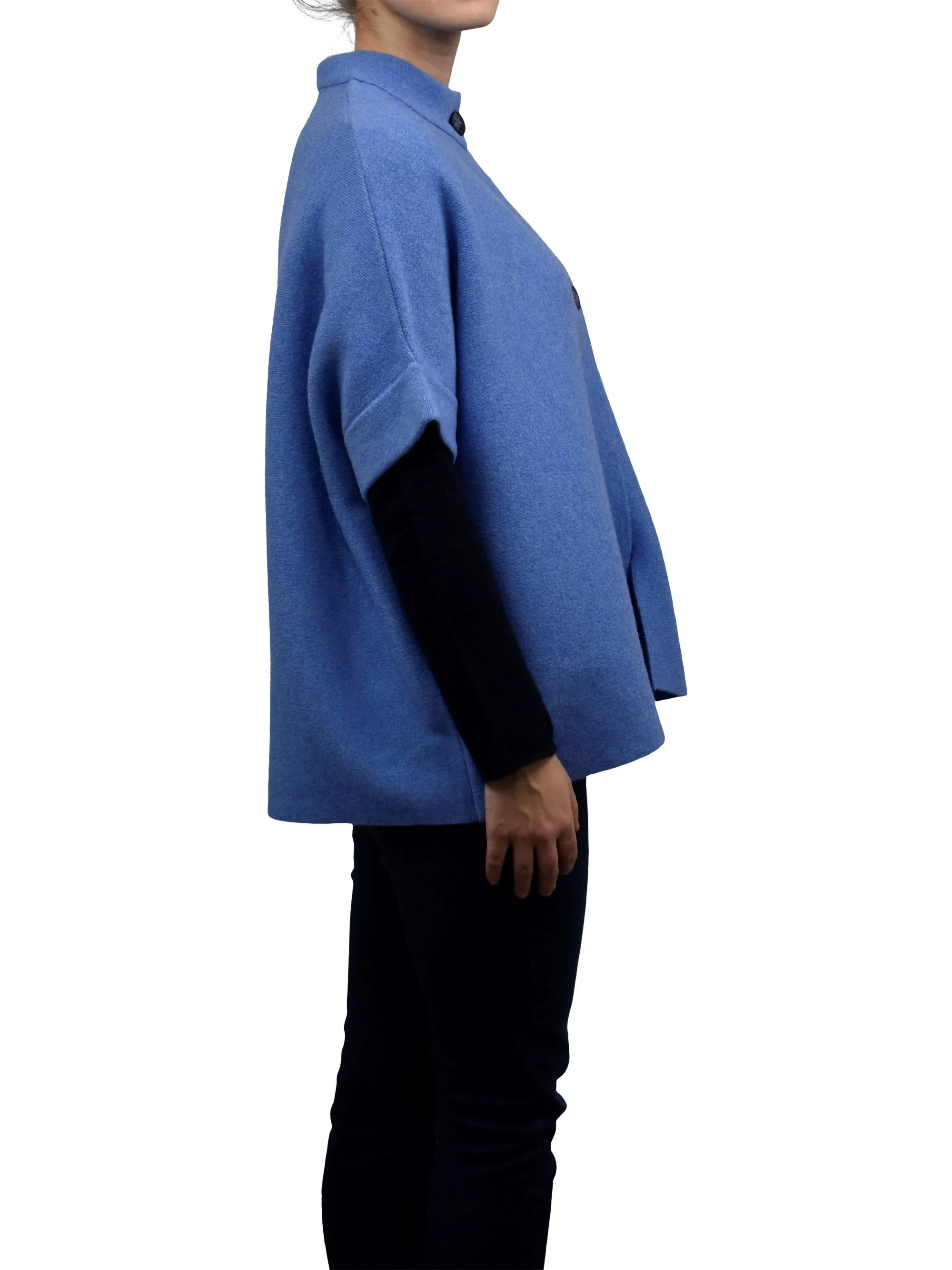 Mantella due bottoni misto cashmere
