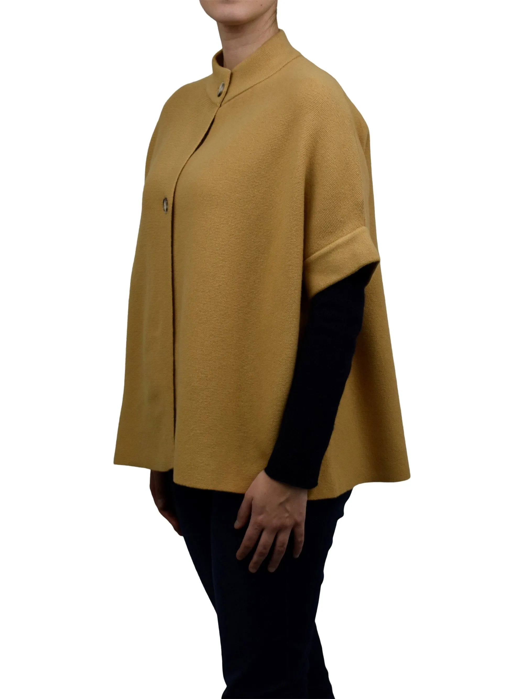 Mantella due bottoni misto cashmere