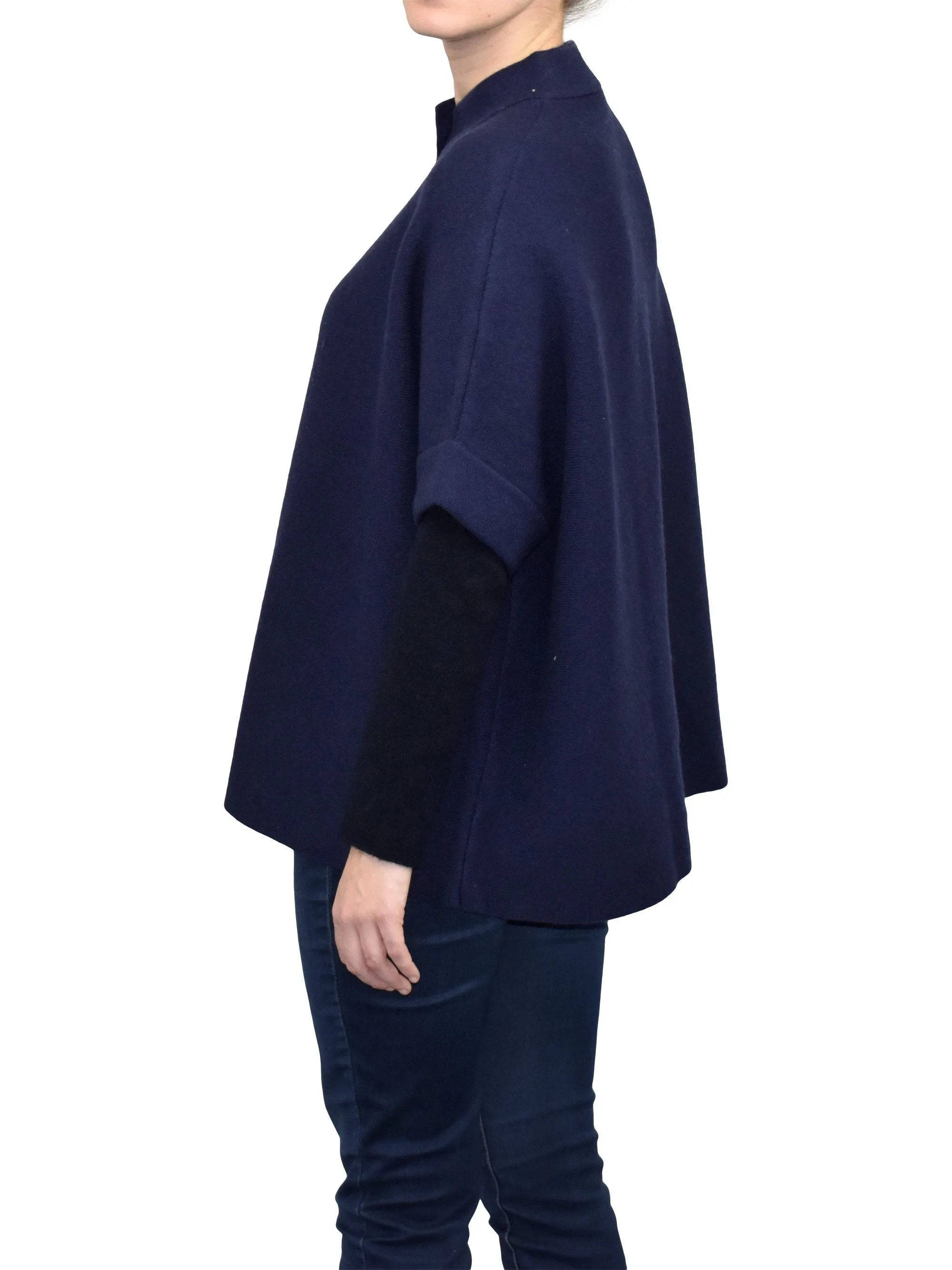 Mantella due bottoni misto cashmere