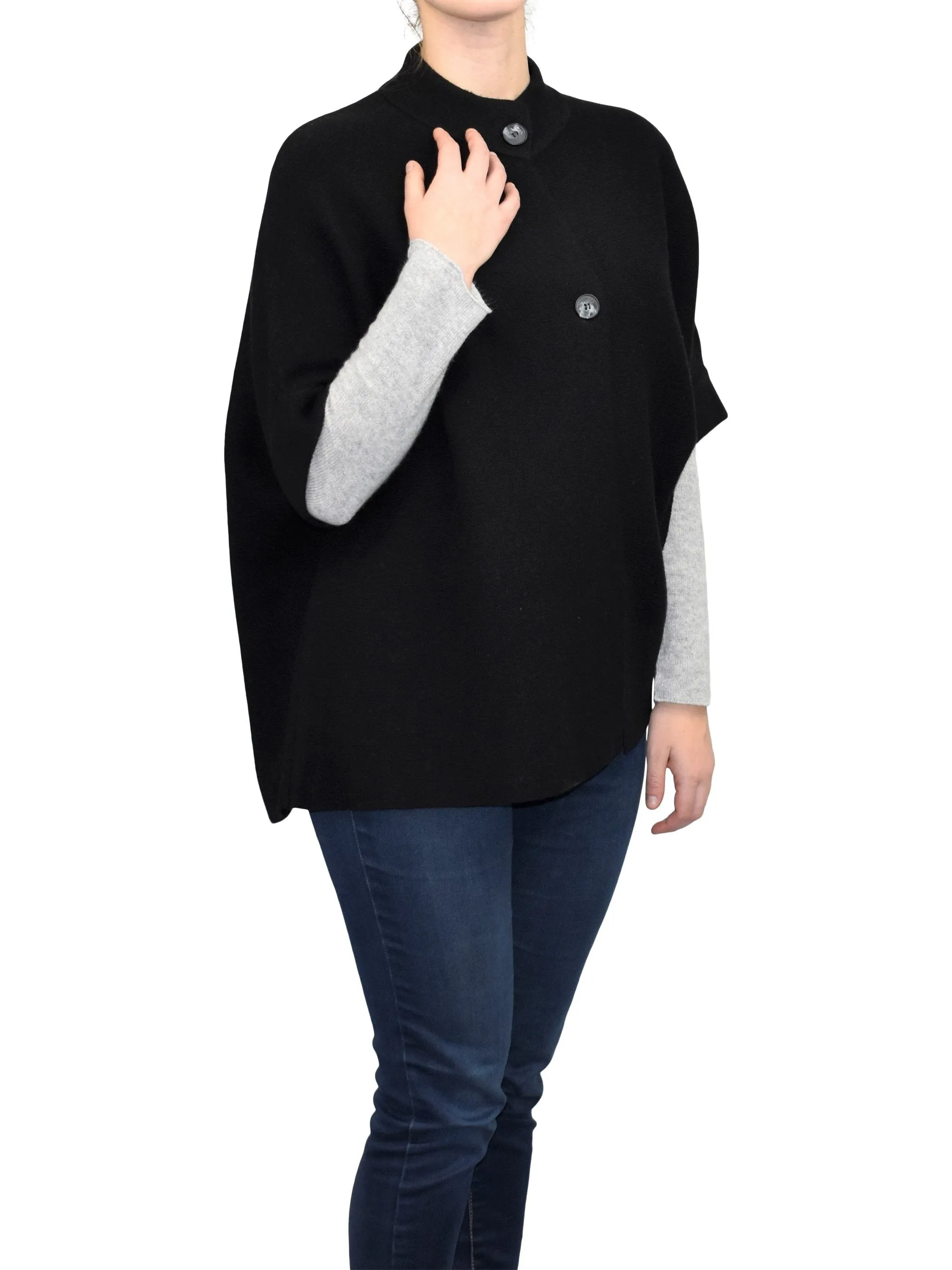 Mantella due bottoni misto cashmere