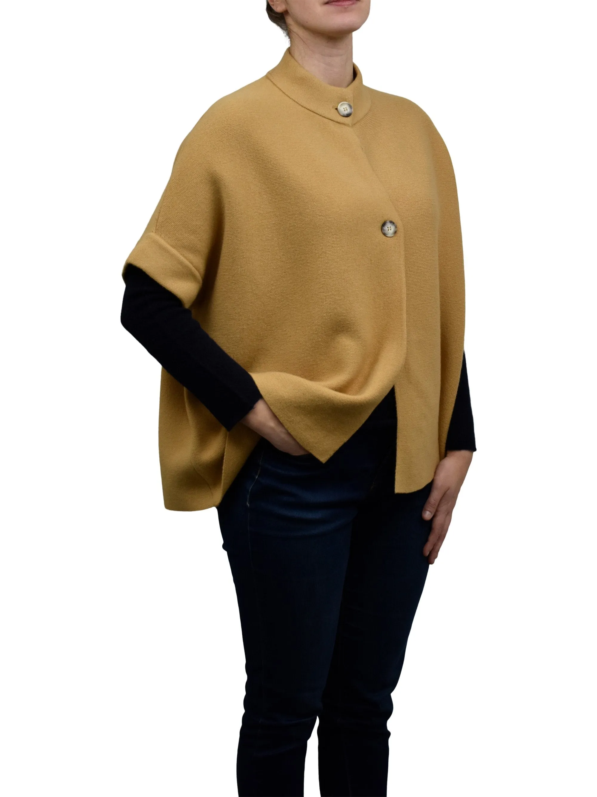 Mantella due bottoni misto cashmere
