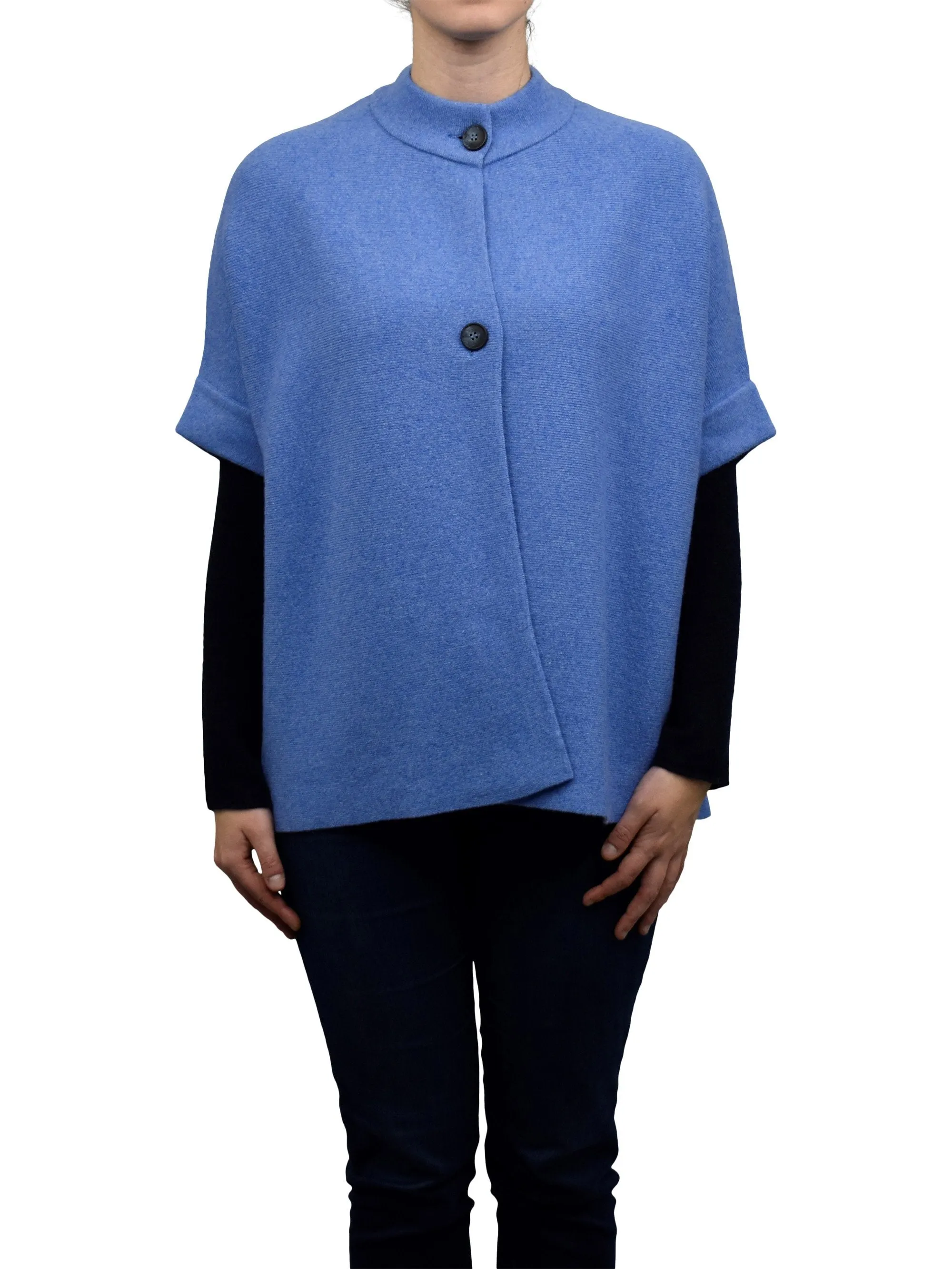 Mantella due bottoni misto cashmere