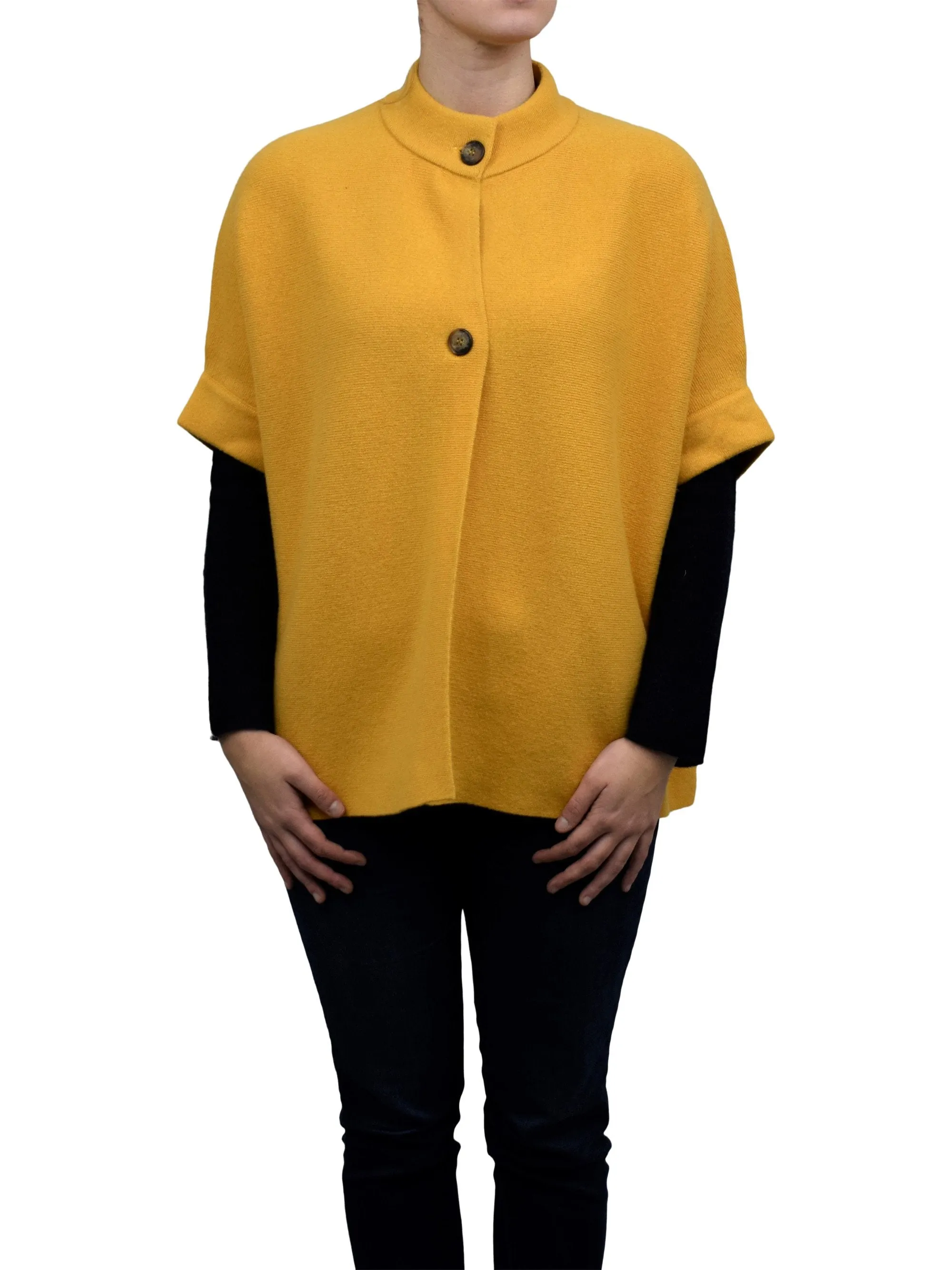 Mantella due bottoni misto cashmere