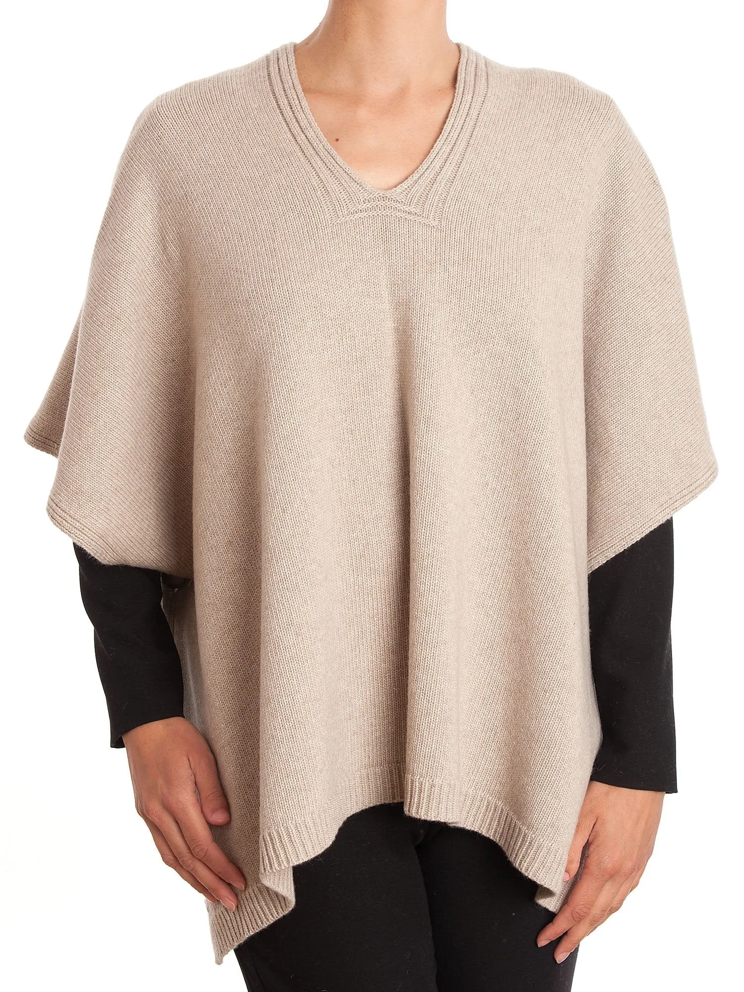 Mantella misto cashmere bottoni