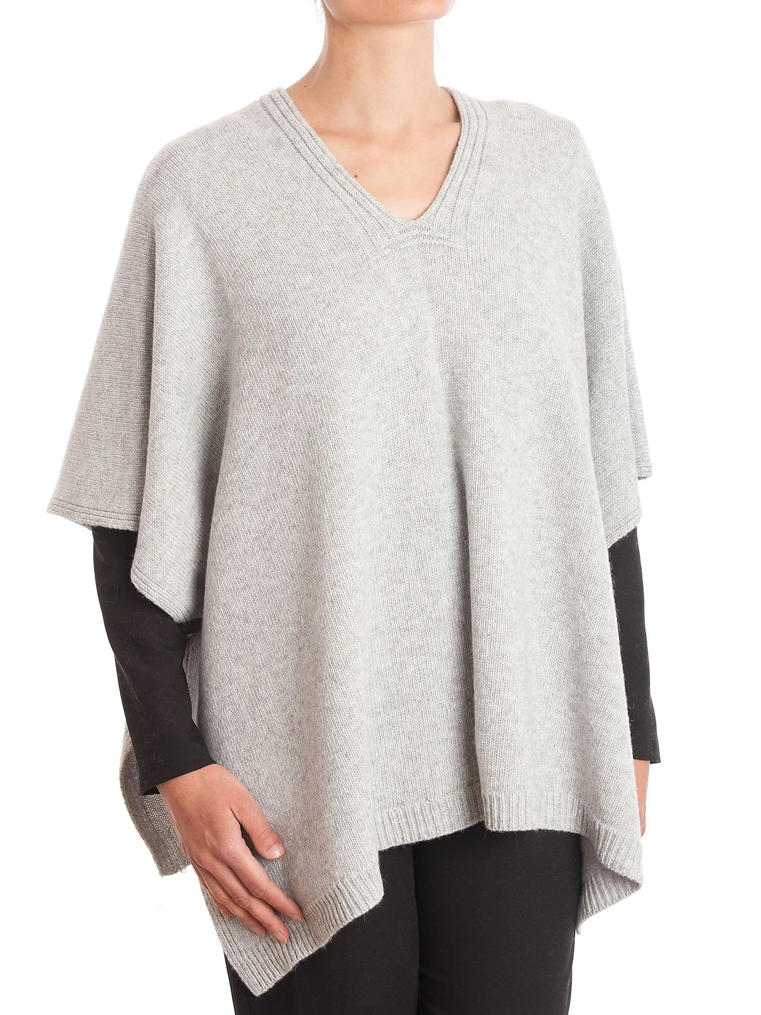 Mantella misto cashmere bottoni