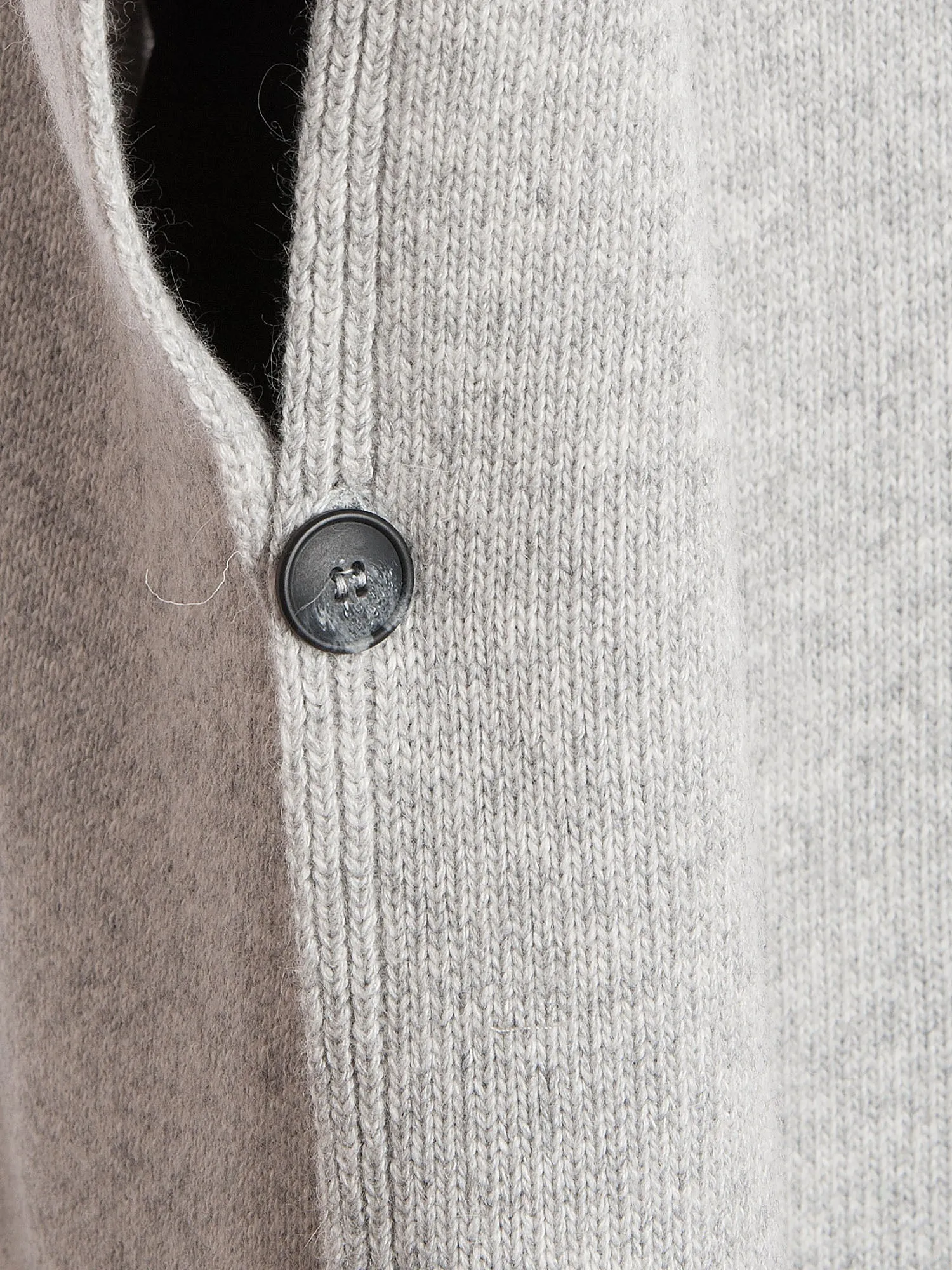 Mantella misto cashmere bottoni