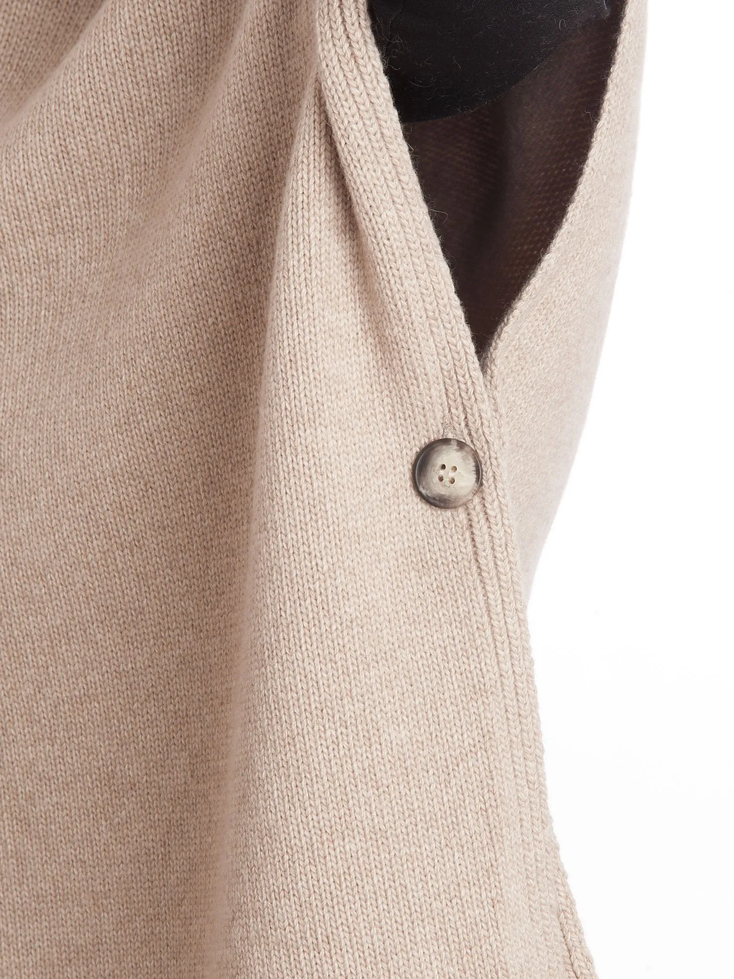 Mantella misto cashmere bottoni