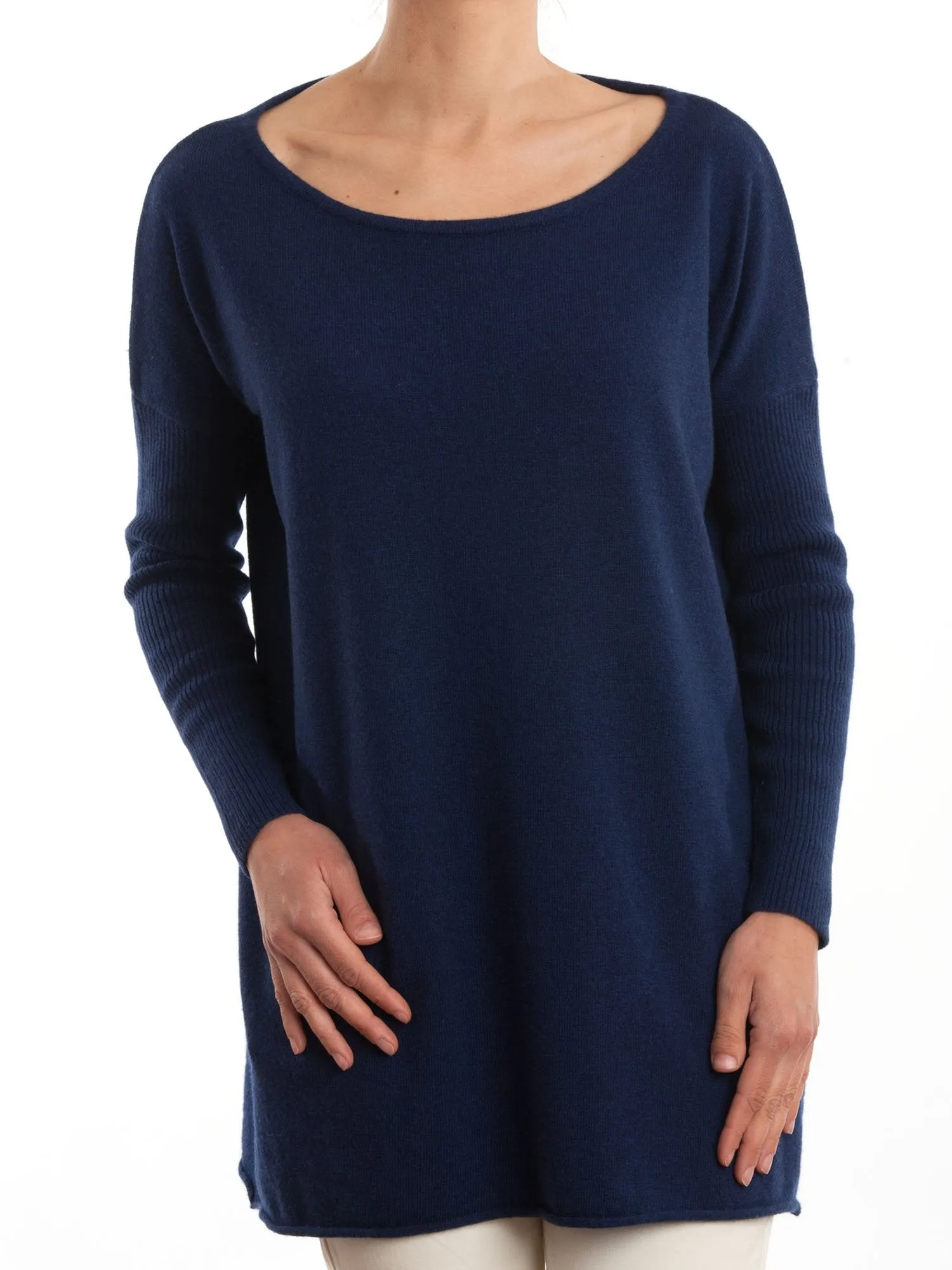 Maxi Pull misto cashmere