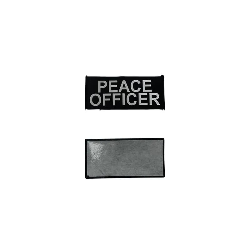 Reflective Peace Officer Patch
