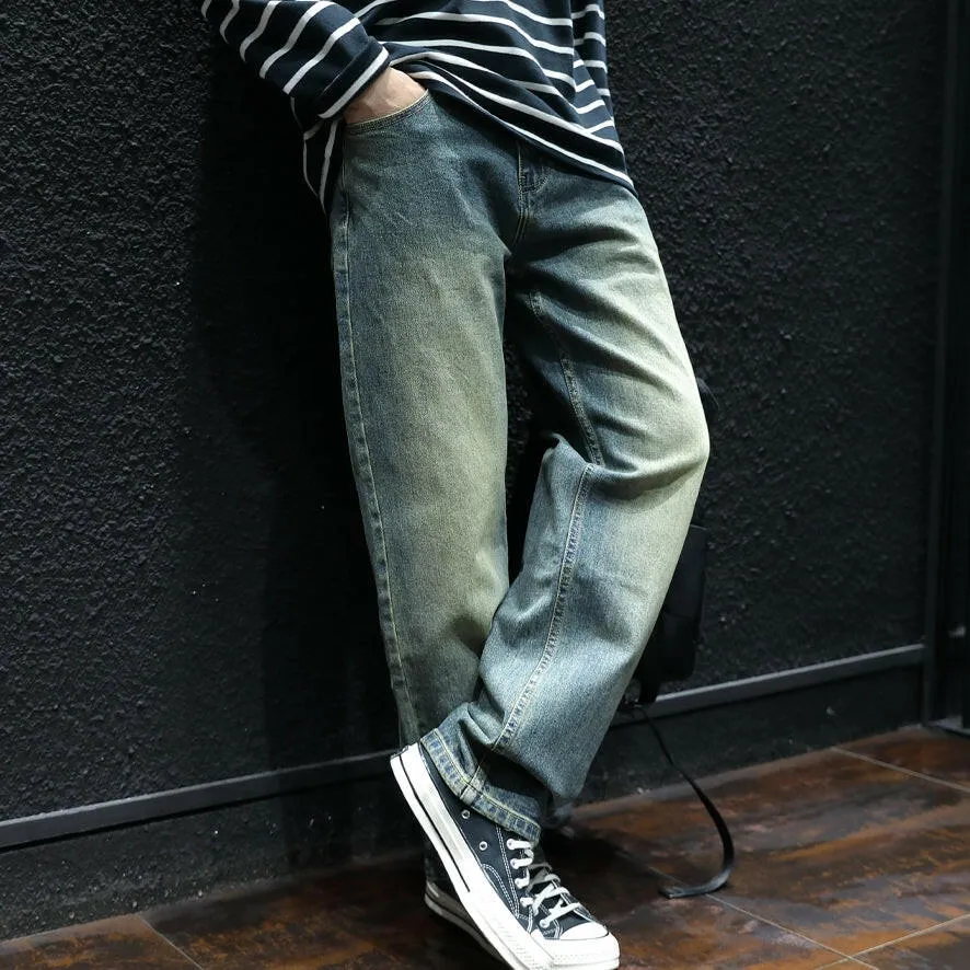 Retro Straight Men's Jeans P0045