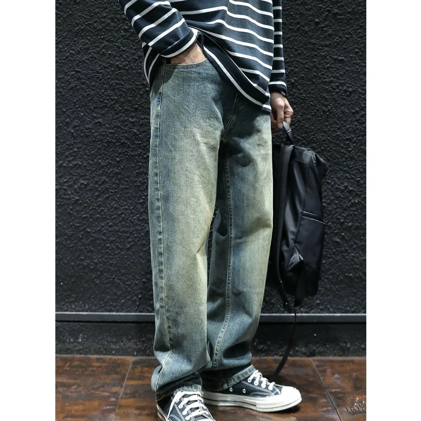 Retro Straight Men's Jeans P0045