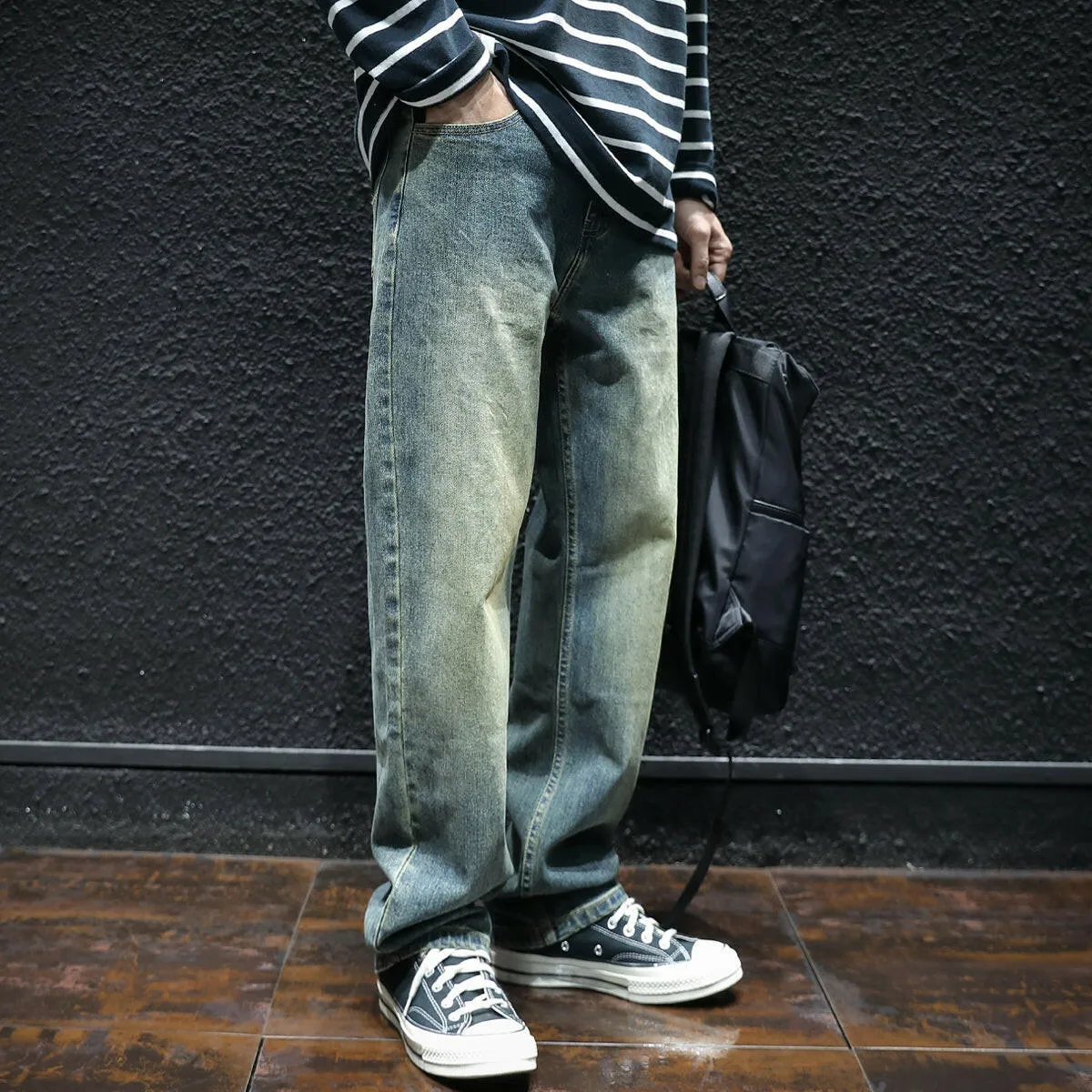 Retro Straight Men's Jeans P0045