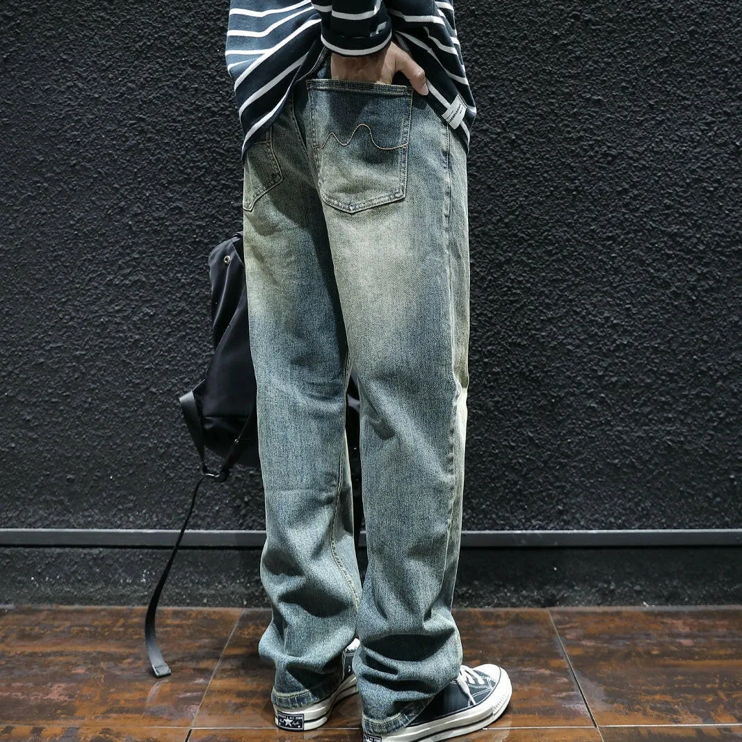 Retro Straight Men's Jeans P0045
