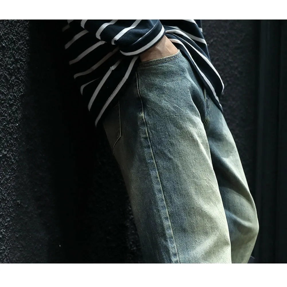 Retro Straight Men's Jeans P0045