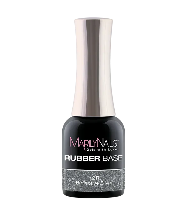 Rubberbase - 12 Reflective silver