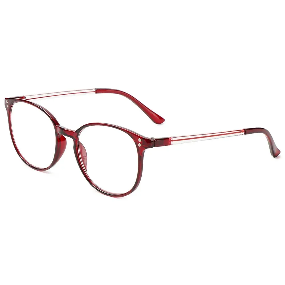 Square Progressive Multifocus Reading Glasses Anti Blue Light Presbyopic Glasses Spring Hinge Readers Far and Near Dual-use