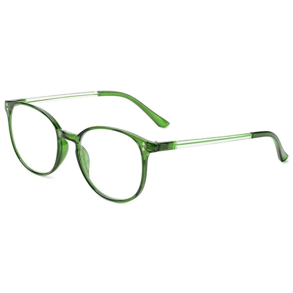 Square Progressive Multifocus Reading Glasses Anti Blue Light Presbyopic Glasses Spring Hinge Readers Far and Near Dual-use