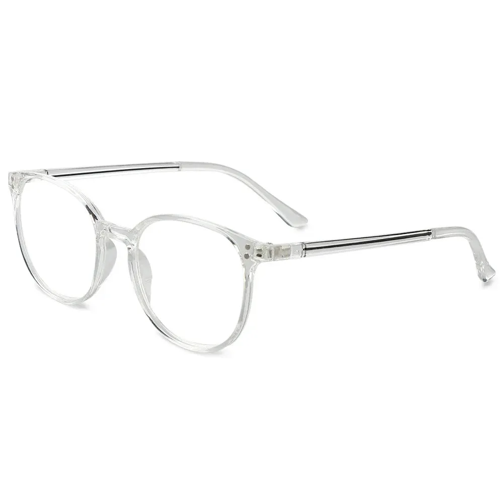 Square Progressive Multifocus Reading Glasses Anti Blue Light Presbyopic Glasses Spring Hinge Readers Far and Near Dual-use